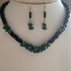 Vintage Necklace and Earrings Set